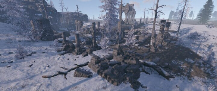 Rust Ice Warriors Lair | Fantasy Monument All Products