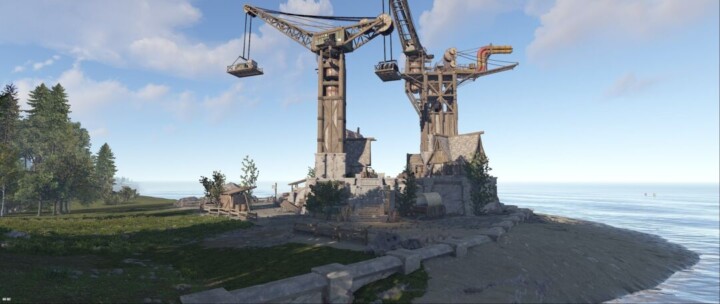 Rust Timber Bay | Medieval Harbour Monument All Products