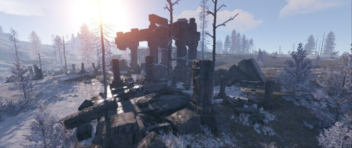 Rust Ice Warriors Lair | Fantasy Monument All Products