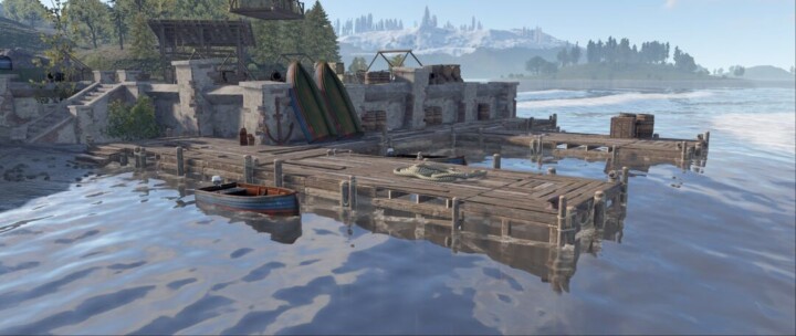 Rust Timber Bay | Medieval Harbour Monument All Products