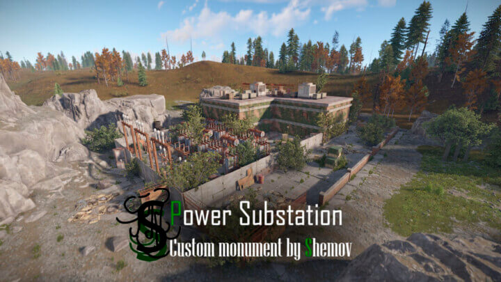 Rust Make yourself map BUNDLE | Landscape + 25 custom monuments + 27 custom places to build a base All Products