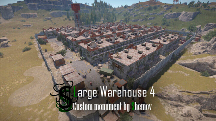 Rust Make yourself map BUNDLE | Landscape + 25 custom monuments + 27 custom places to build a base All Products
