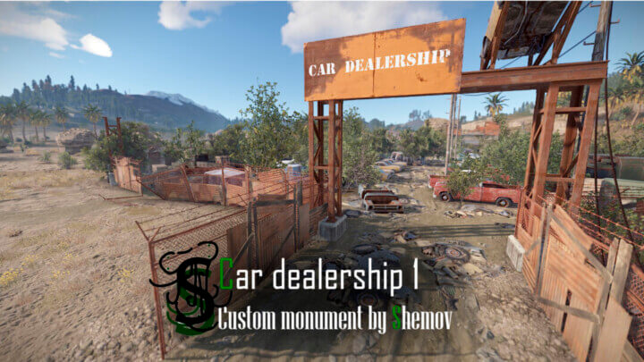 Rust Make yourself map BUNDLE | Landscape + 25 custom monuments + 27 custom places to build a base All Products