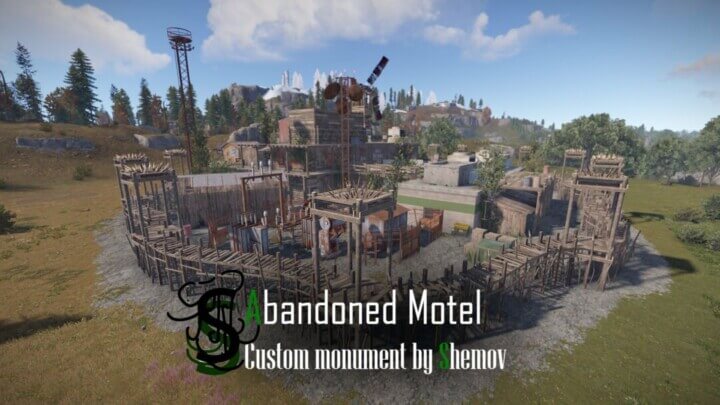 Rust Make yourself map BUNDLE | Landscape + 25 custom monuments + 27 custom places to build a base All Products