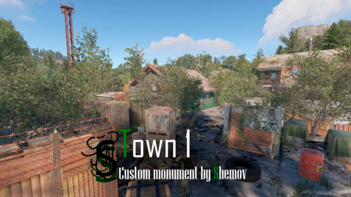 Rust Make yourself map BUNDLE | Landscape + 25 custom monuments + 27 custom places to build a base All Products