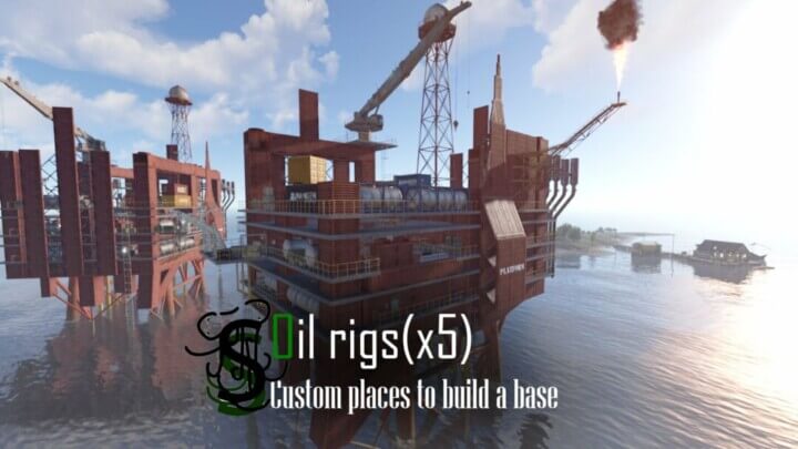 Rust Make yourself map BUNDLE | Landscape + 25 custom monuments + 27 custom places to build a base All Products