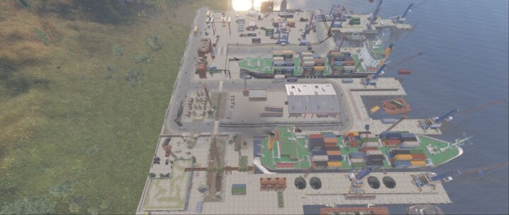 Rust Cargo Harbor Prefabs
