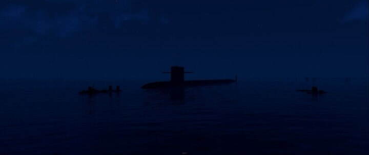 Rust Nuclear Attack Submarine Monument Prefabs