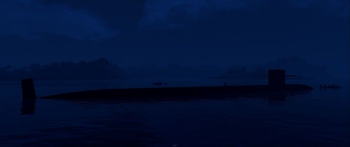 Rust Nuclear Attack Submarine Monument Prefabs