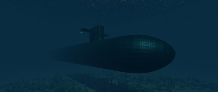 Rust Nuclear Attack Submarine Monument Prefabs