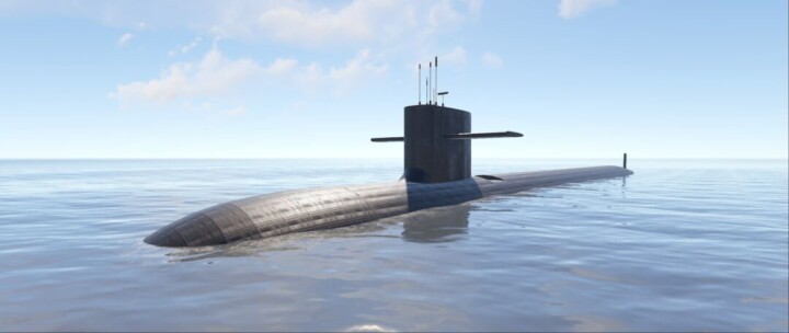 Rust Nuclear Attack Submarine Monument Prefabs