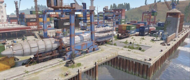 Rust Cargo Harbor Prefabs