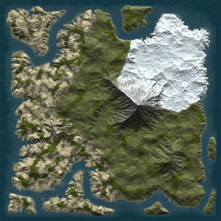 Rust DIY MAP BUNDLE 2 | Landscape + 25 custom monuments + 27 custom places to build a base All Products