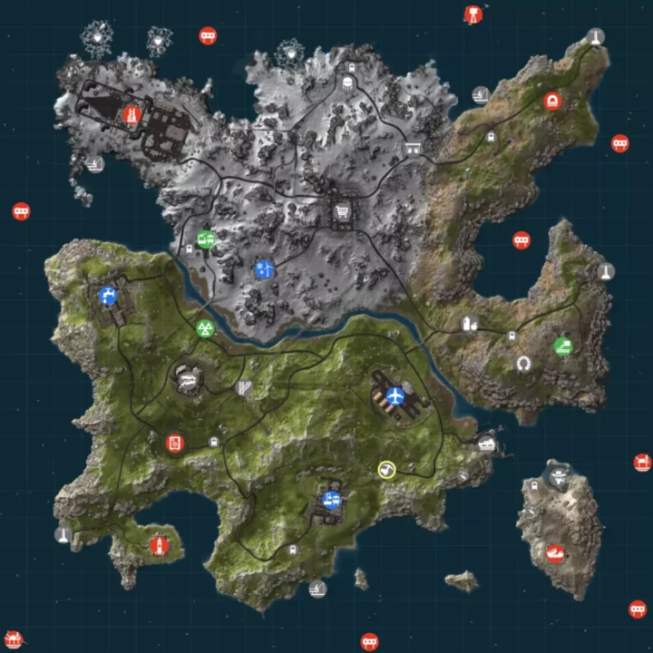 Rust Red Sands Custom Map All Products