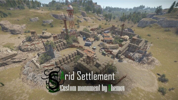 Rust DIY MAP BUNDLE 2 | Landscape + 25 custom monuments + 27 custom places to build a base All Products