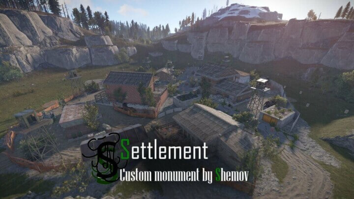 Rust DIY MAP BUNDLE 2 | Landscape + 25 custom monuments + 27 custom places to build a base All Products
