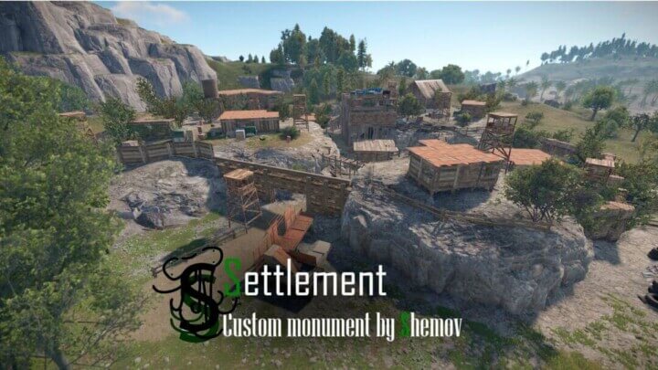 Rust DIY MAP BUNDLE 2 | Landscape + 25 custom monuments + 27 custom places to build a base All Products