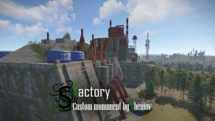 Rust DIY MAP BUNDLE 2 | Landscape + 25 custom monuments + 27 custom places to build a base All Products