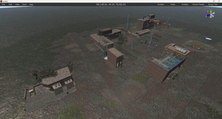 Rust Merged Outpost – Bandit Overlay Prefabs