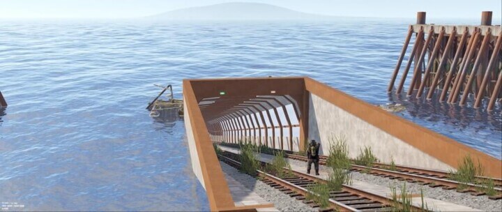 Rust Submerged Railway Pack Prefabs