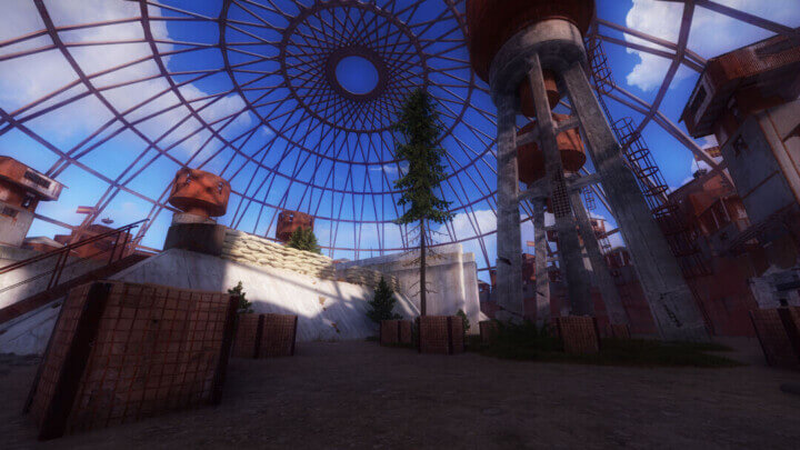 Rust Arena Dome Prefabs