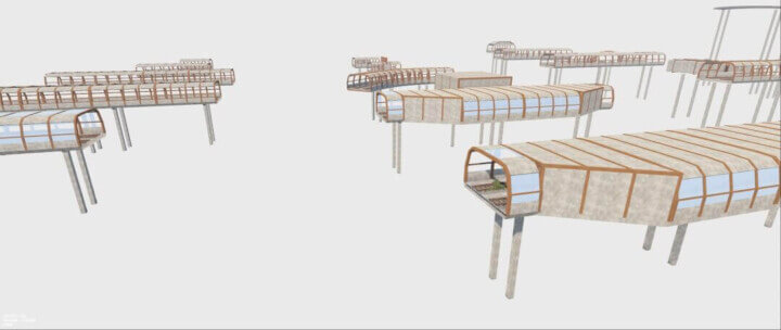 Rust Submerged Railway Pack Prefabs