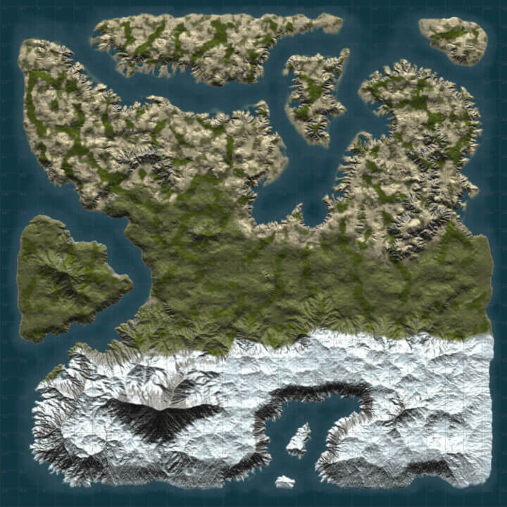 Rust DIY MAP BUNDLE 2 | Landscapes + 25 custom monuments + 27 custom places to build a base All Products