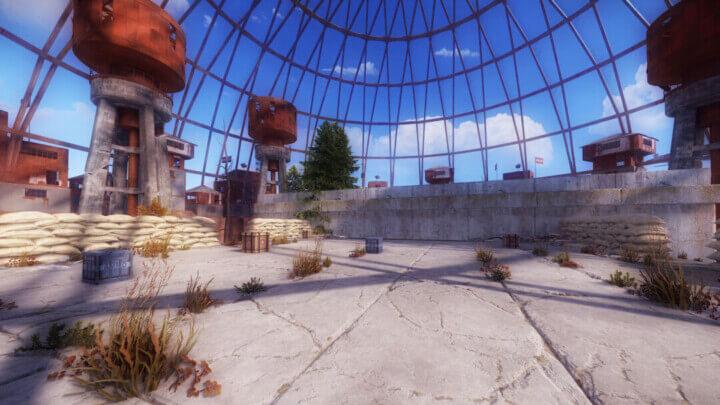 Rust Arena Dome Prefabs