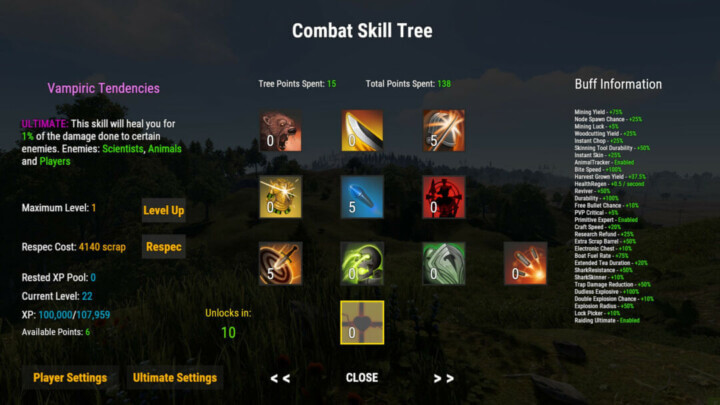 Skill Tree 5 Rust Skill Tree All Products