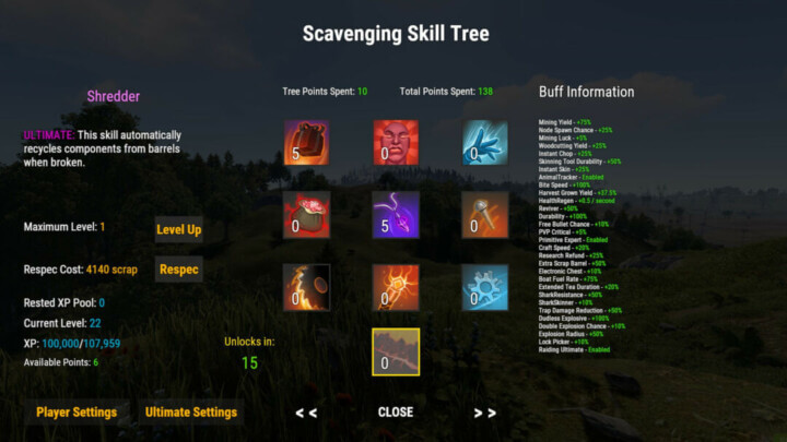 Skill Tree 11 Rust Skill Tree All Products