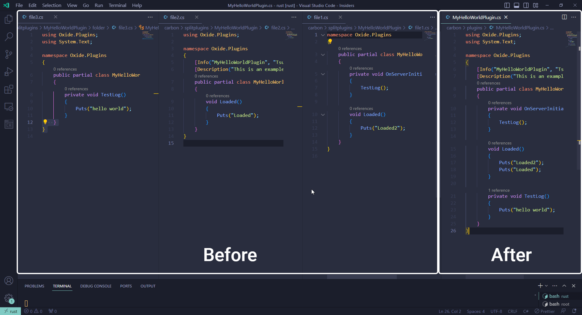 Split Plugin Loader Rust - Lone Design