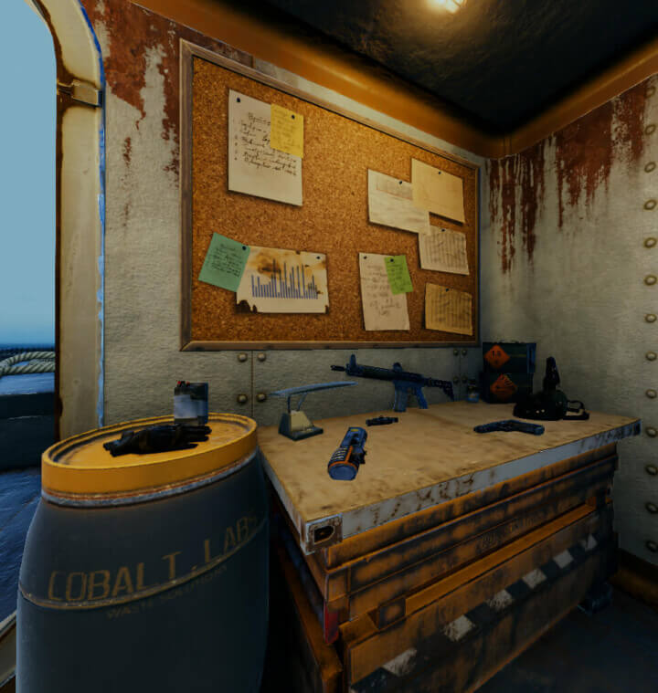 The Drug Boat V.2 23 Rust The DrugBoat V.2 Prefabs