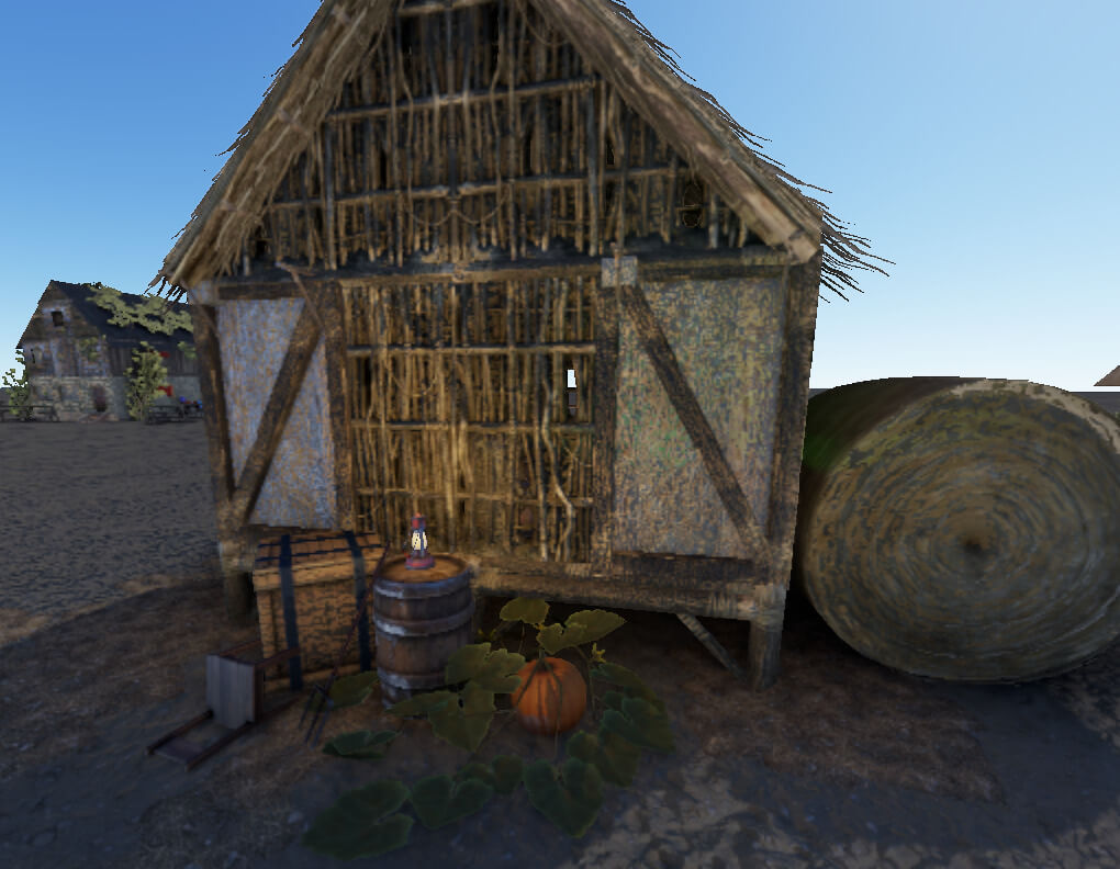 Medieval Peasant 1 Rust Prefab - Lone Design