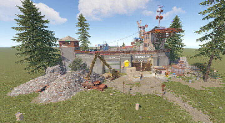 Custom Outpost 10 a custom Rust monument