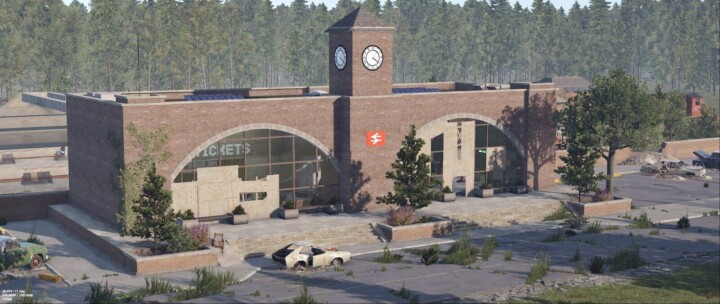 Rust Large Railway Station All Products