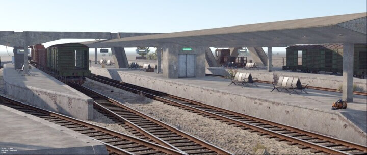 Rust Large Railway Station All Products