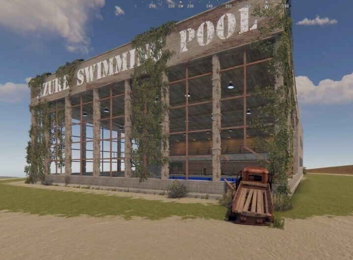 Rust Azure Swimming Pool Prefabs