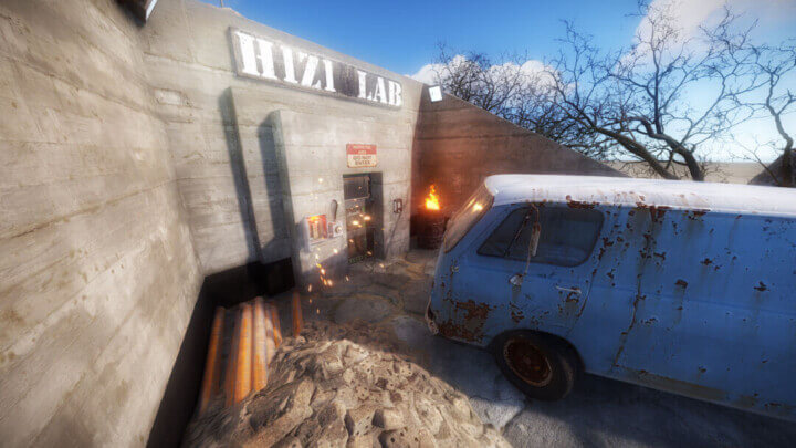 Rust H1Z1 Lab Prefabs