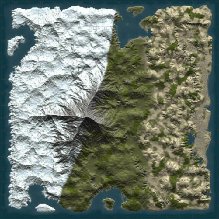 Rust DIY MAP BUNDLE 2 | Landscapes + 25 custom monuments + 27 custom places to build a base All Products