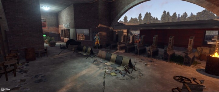 Rust Large Railway Station All Products