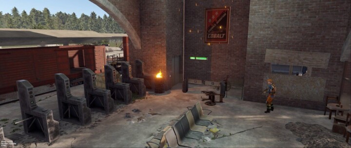 Rust Large Railway Station All Products