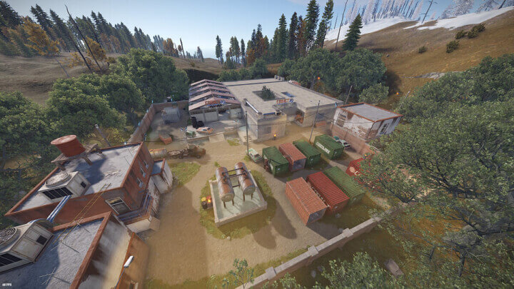 Rust Vacant Arena Call of duty modern warefare 4 inspired deathmatch arena