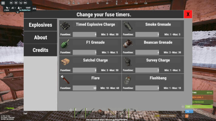 Rust Explosives Control All Products