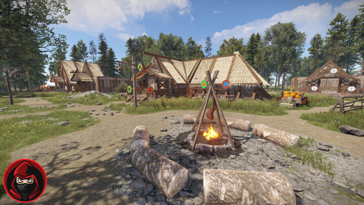 Rust Helheim Village - Viking / Medieval RP Prefabs