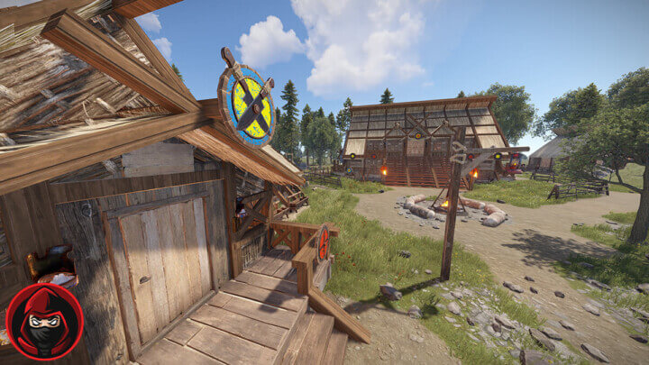 Rust Helheim Village - Viking / Medieval RP Prefabs