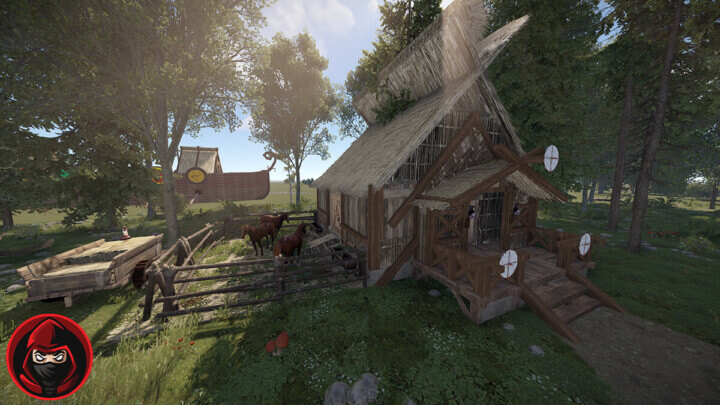 Rust Helheim Village - Viking / Medieval RP Prefabs