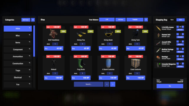 Shop Rust Plugin - Lone Design