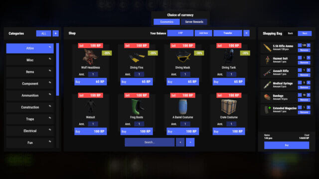 Shop Rust Plugin - Lone Design