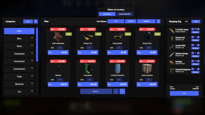 Shop 3 Rust Shop All Products