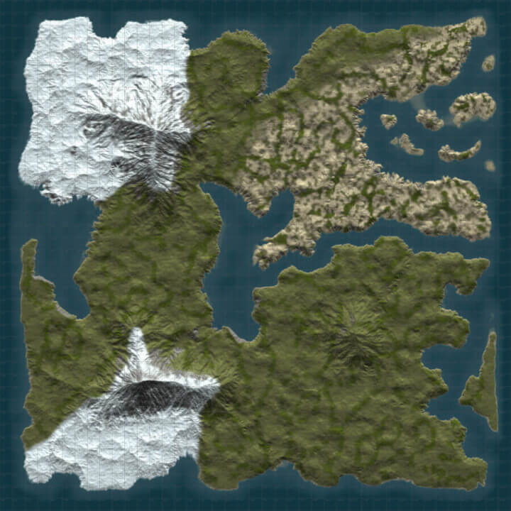 Rust DIY MAP BUNDLE | Landscape + 25 custom monuments + 27 custom places to build a base + Finished Map All Products